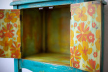 Load image into Gallery viewer, &#39;Blooming Swallowtail’ Hand-Painted Side Table