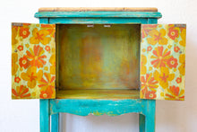 Load image into Gallery viewer, &#39;Blooming Swallowtail’ Hand-Painted Side Table