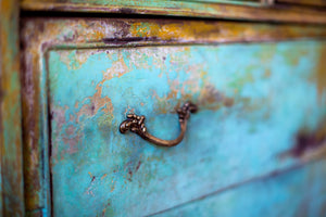 ‘Mediterranean Gold’ Hand-Painted Dresser