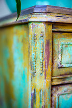 Load image into Gallery viewer, ‘Mediterranean Gold’ Hand-Painted Dresser