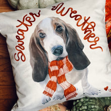 Load image into Gallery viewer, Fall Edition ‘Sweater Weather’ Pillow