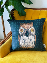 Load image into Gallery viewer, Fall Edition ‘Night Owl’ Pillow (18”x18”)