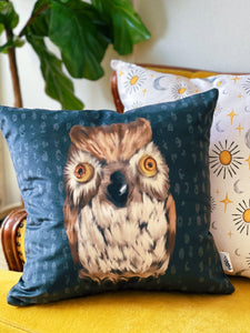Fall Edition ‘Night Owl’ Pillow (18”x18”)