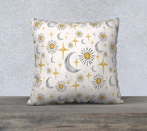 'Celestial' Throw Pillow (22"x22")